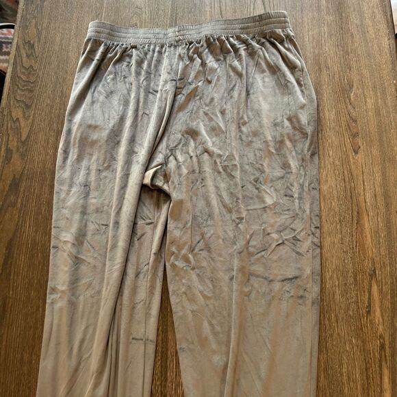 NWT Skims Velour Track Pants Gunmetal Size 4X - Picture 8 of 10